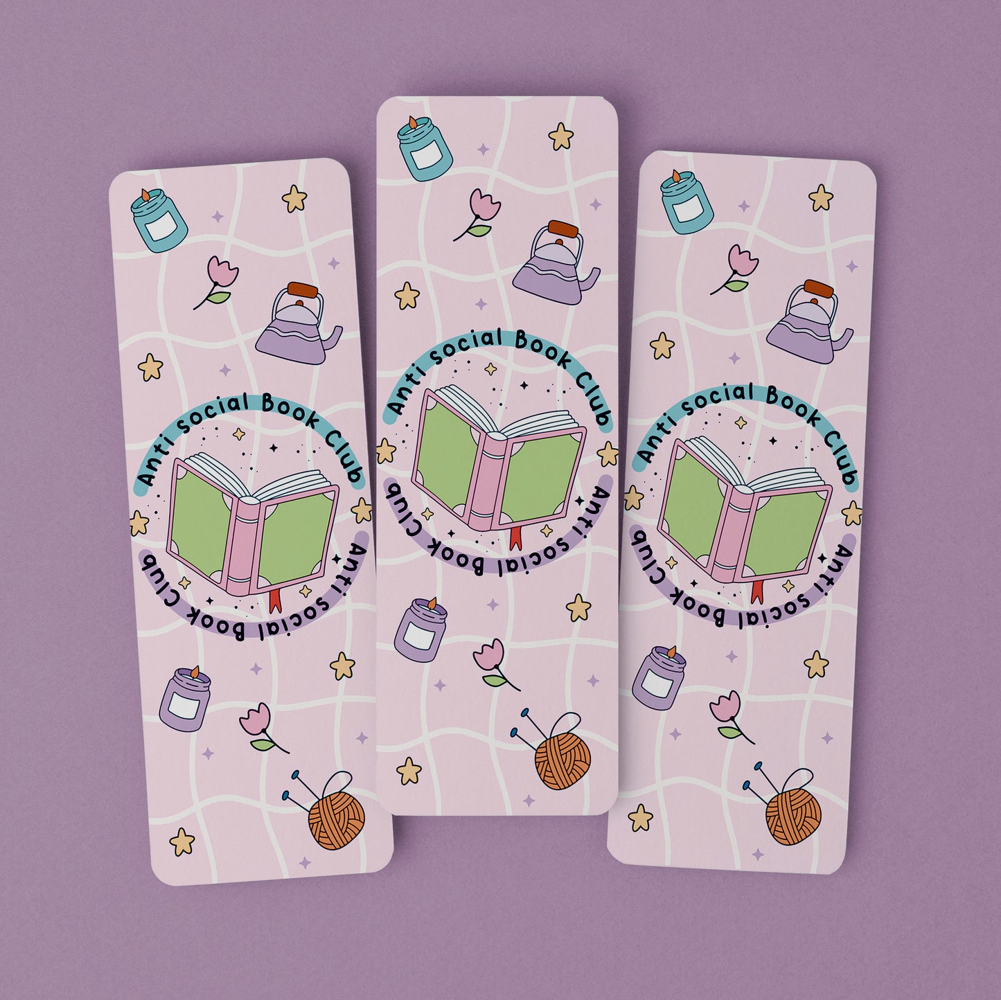 Bookmark Anti Social Book Club