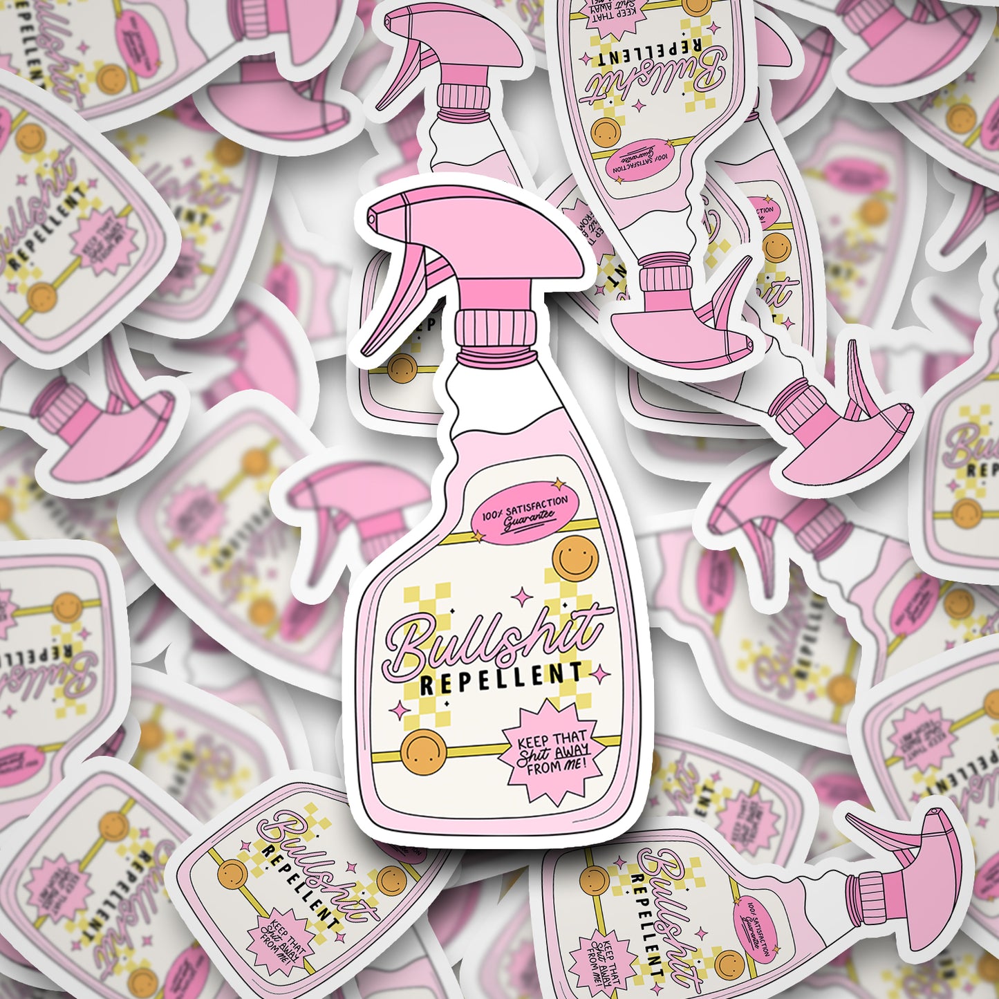 Vinyl Decal Bull Repellent Spray