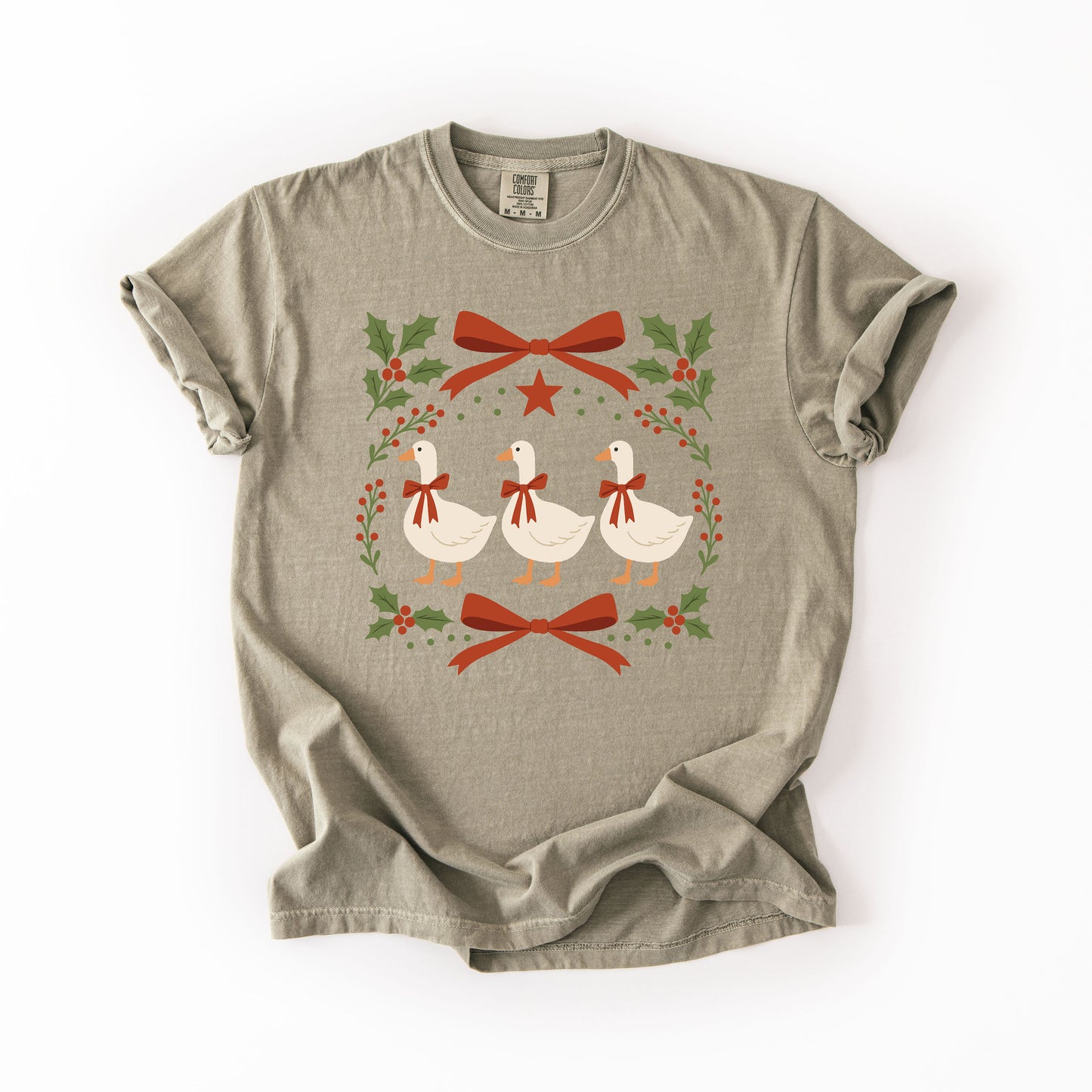 Christmas Geese Tee
