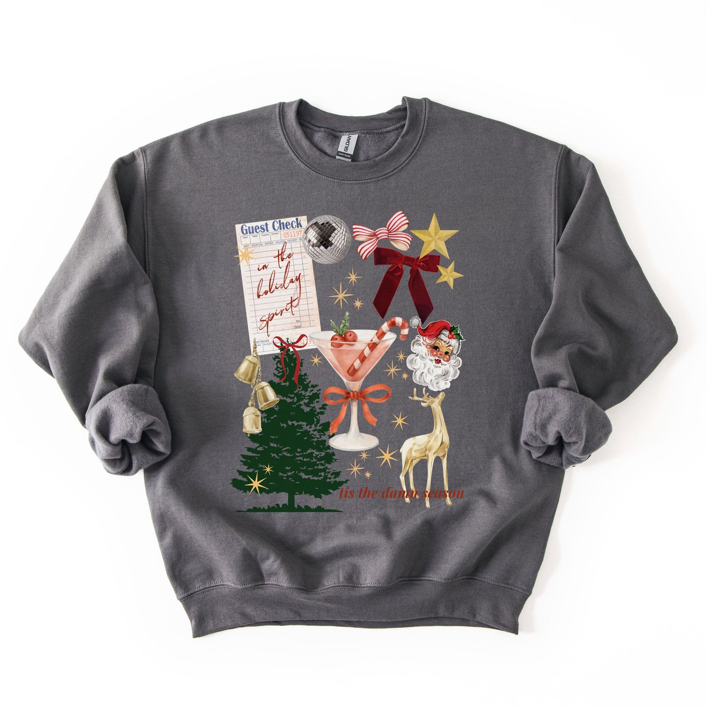 Christmas Icons Collage Sweatshirt