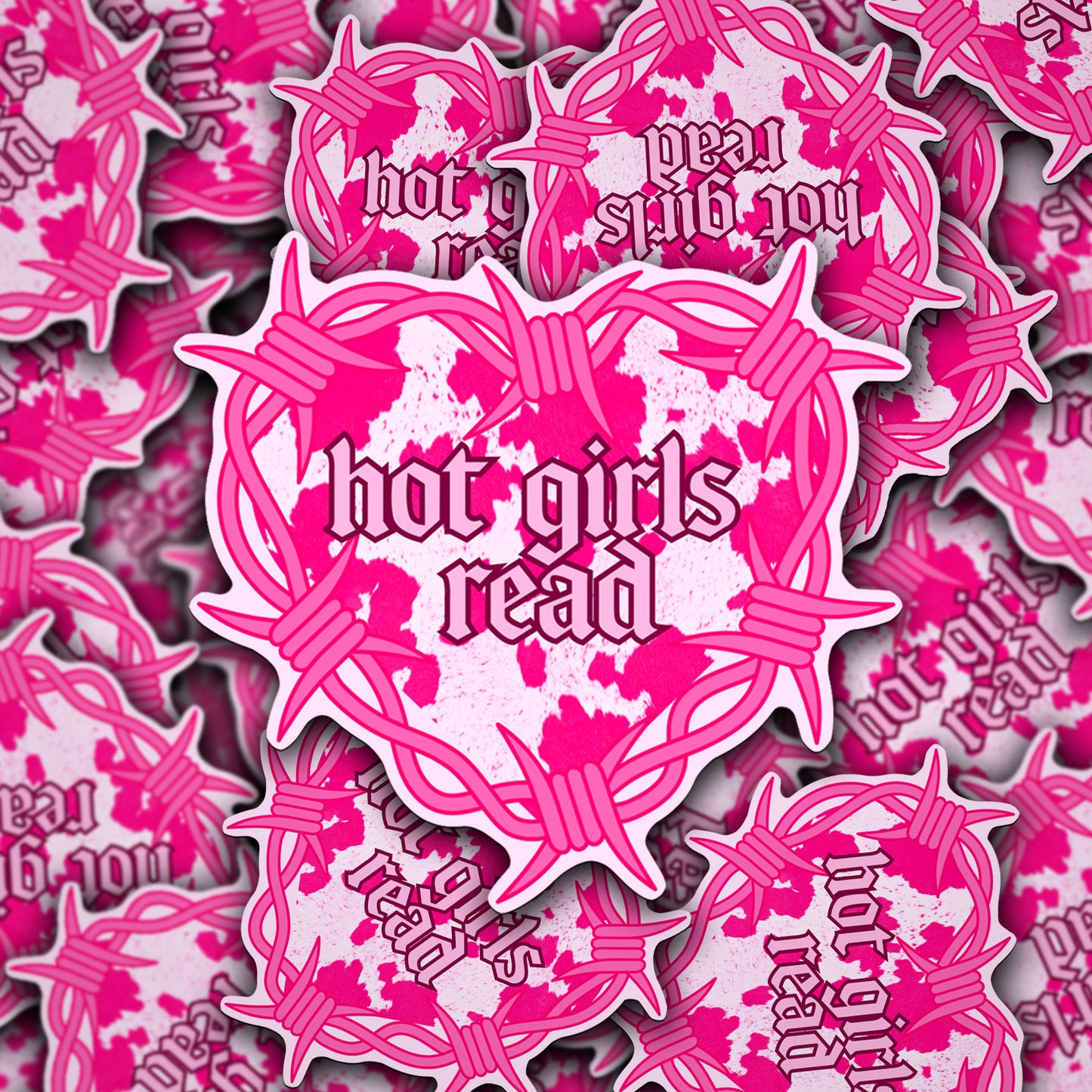 Vinyl Decal HGR Barbwire Heart