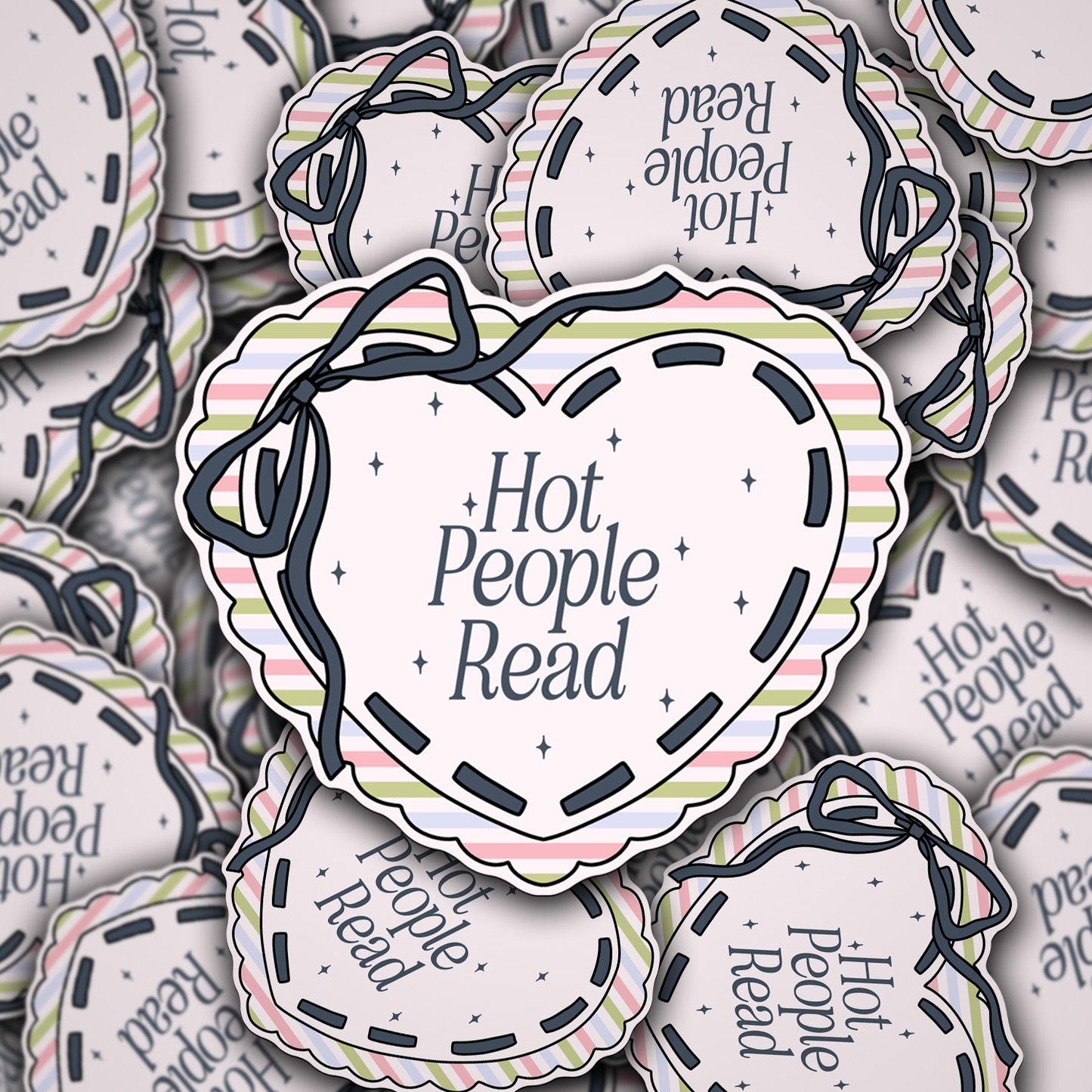 Vinyl Decal Hot People Read