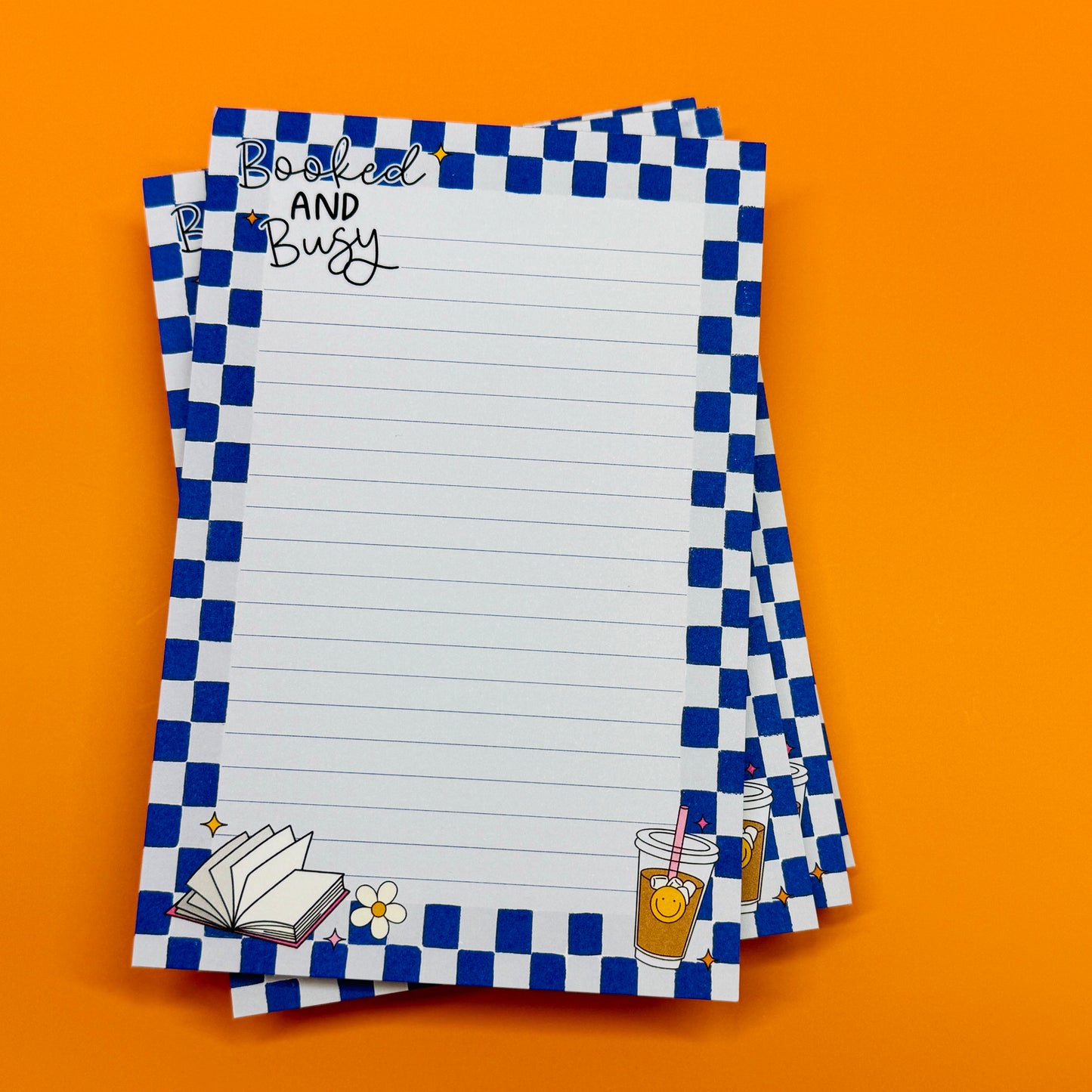 4x6 Notepad, Booked & Busy