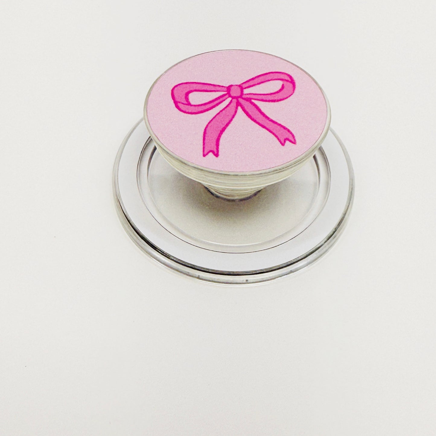 Magsafe Phone Grip, Pink Bow