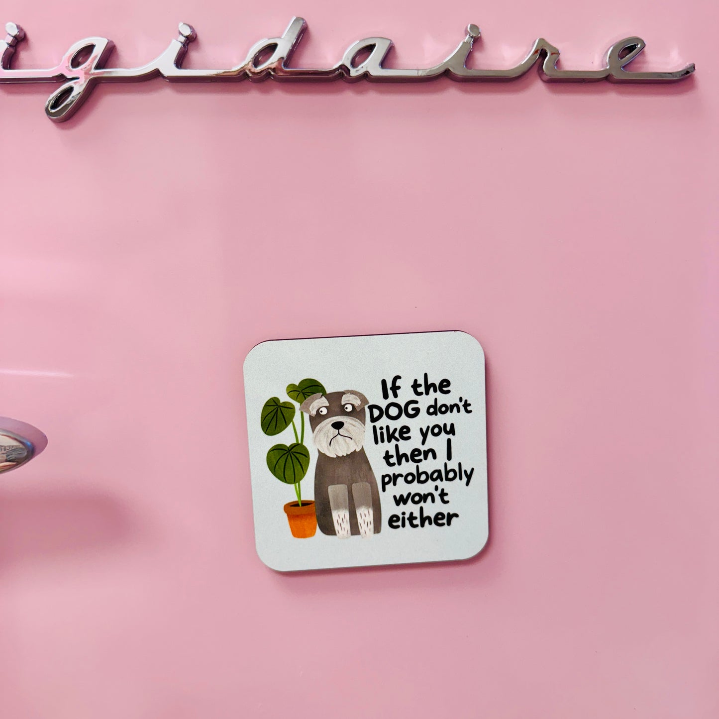 Fridge Magnet, If The Dog Don't Like You Then I Probably Won't Either