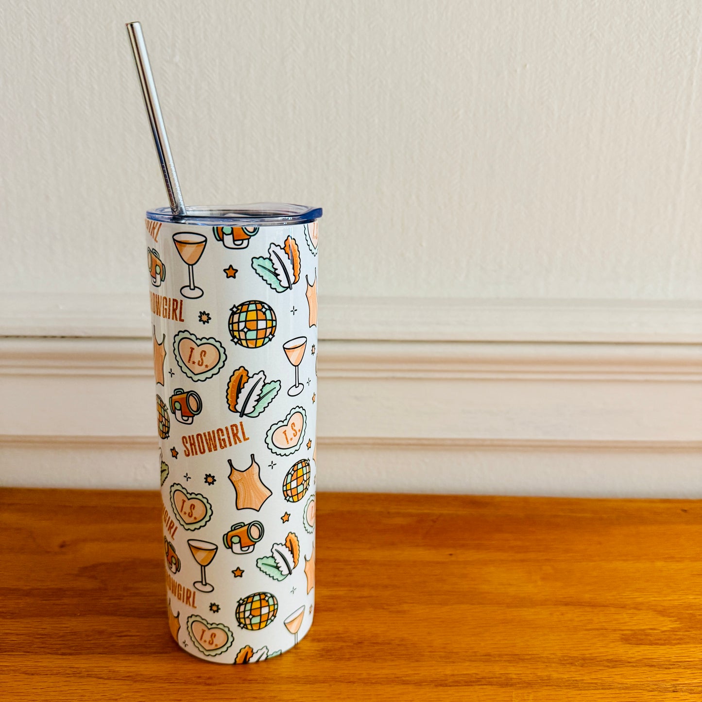 20 oz Skinny Tumbler, 12th Album Icons