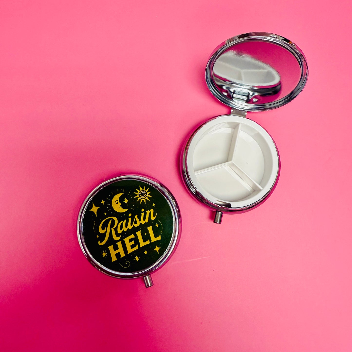 Purse Pill Box, Raisin' Hell