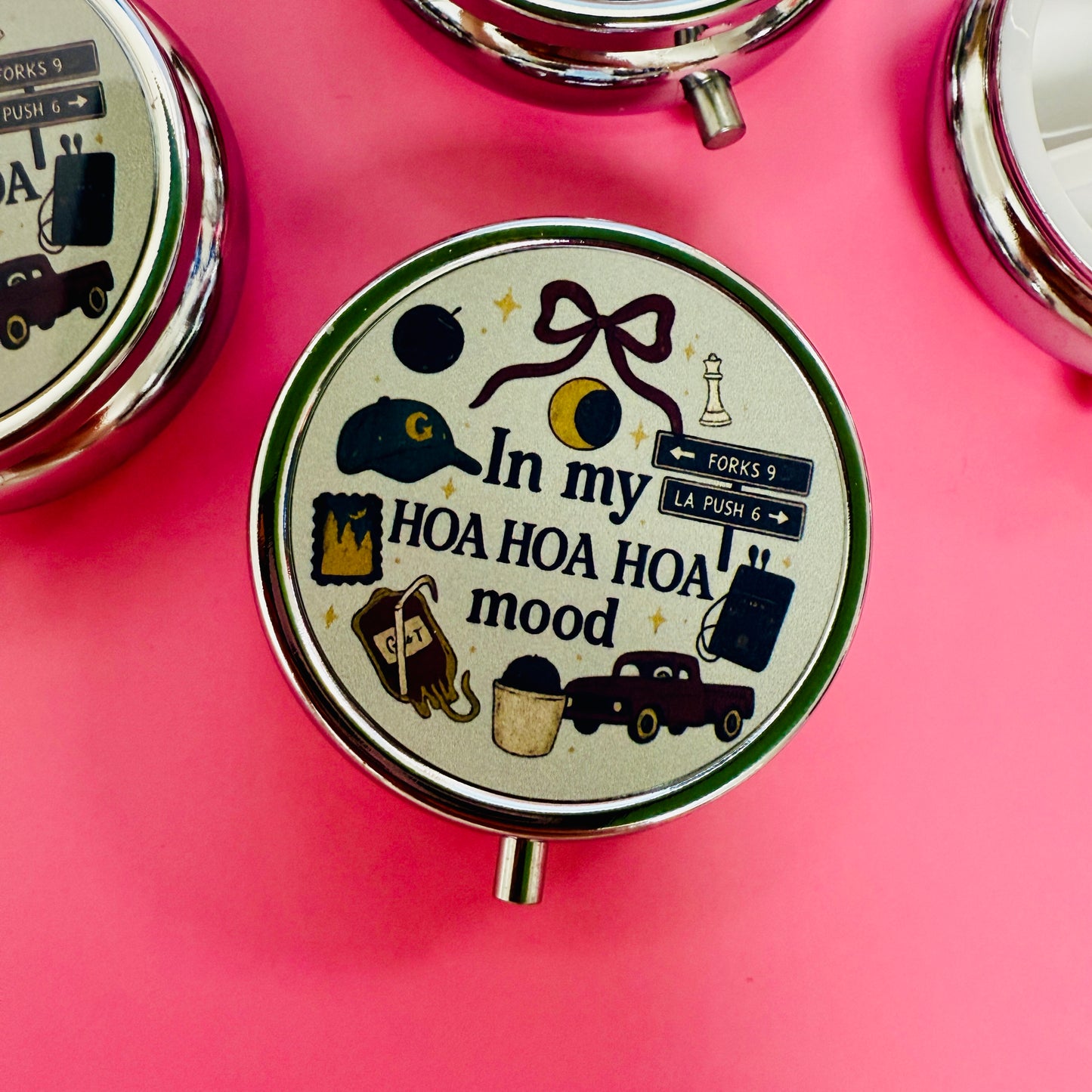 Purse Pill Box, In My HOA HOA HOA Mood