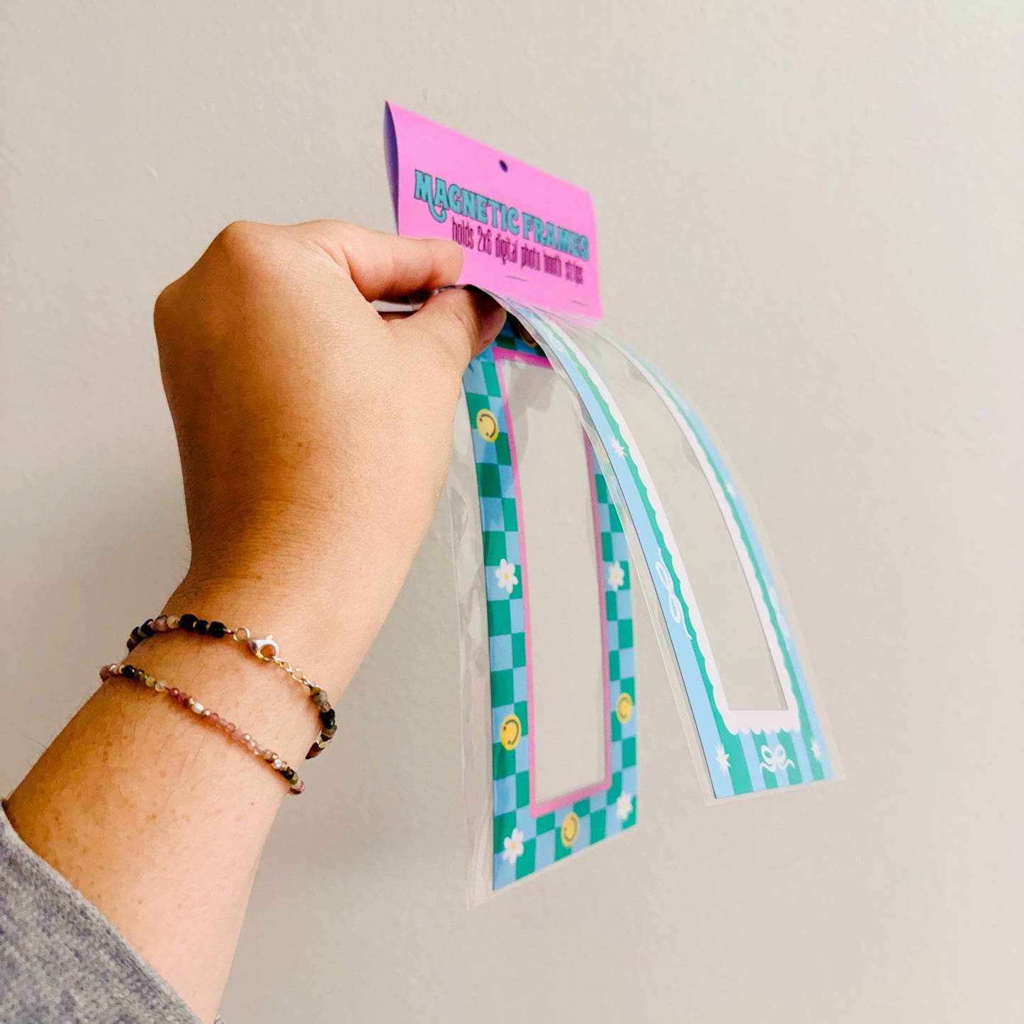 Magnetic Frame Pack, Green and Blue Digital Photo Booth