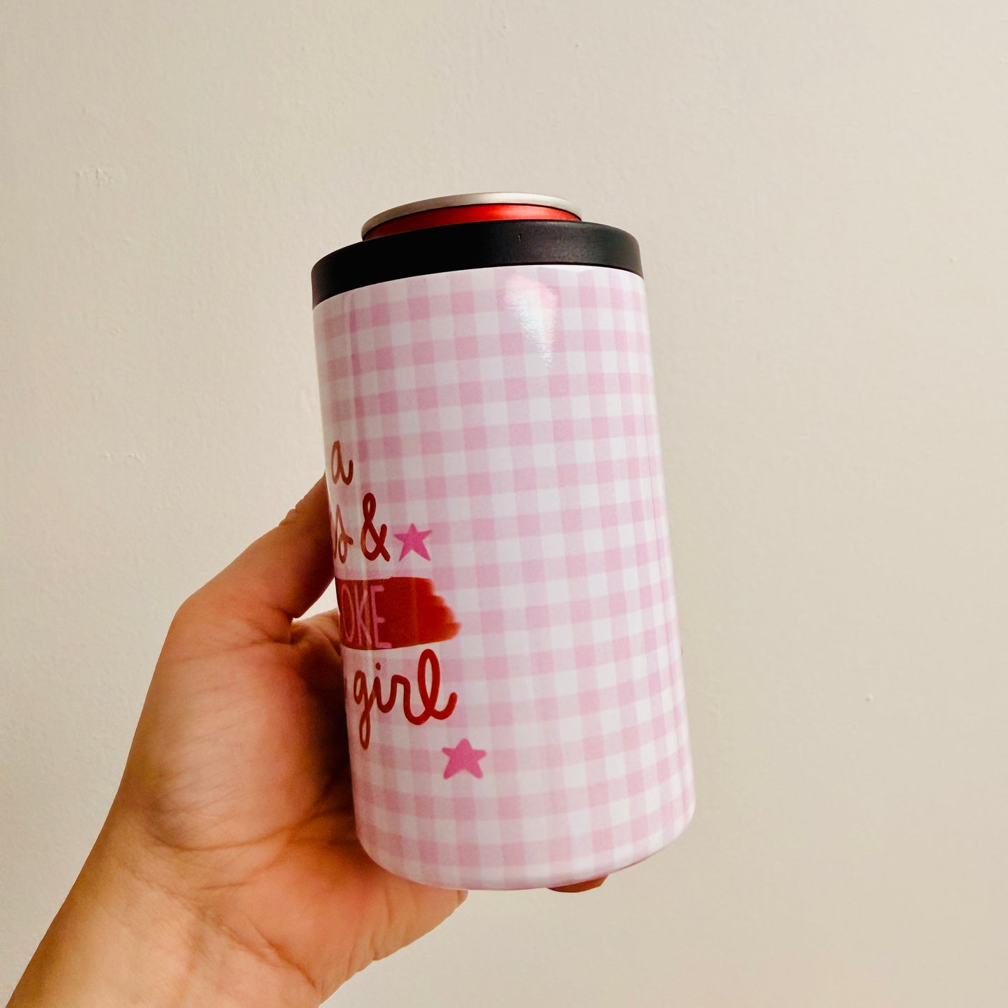 12 oz Can Cooler, I'm a Books and Diet Coke Kinda Girl