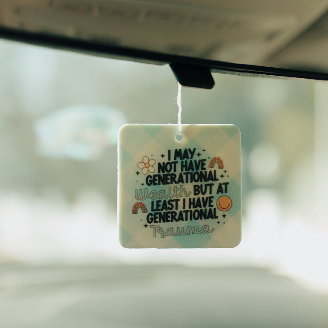 Car Air Freshener, Generational Trauma