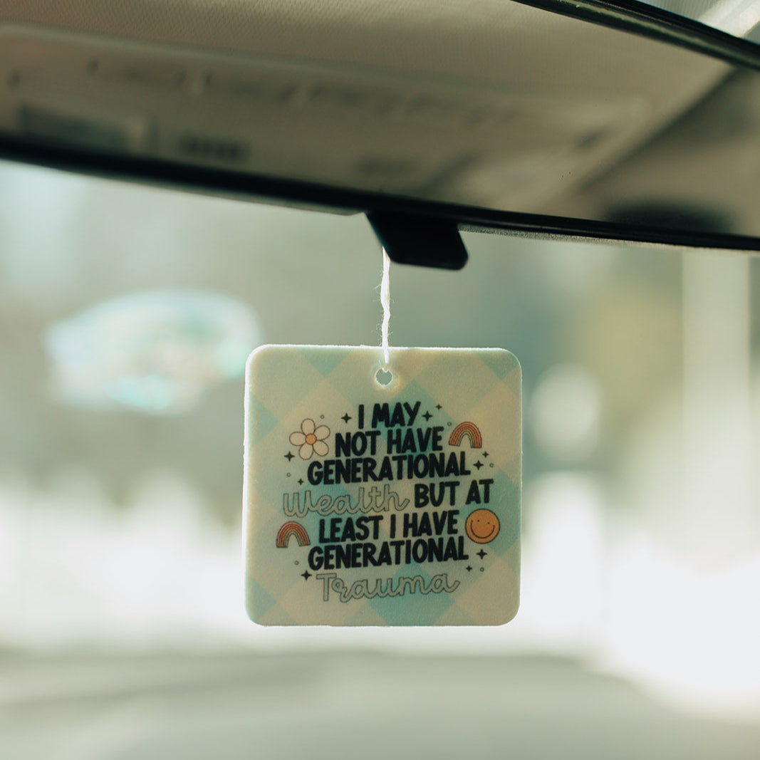 Car Air Freshener, Generational Trauma