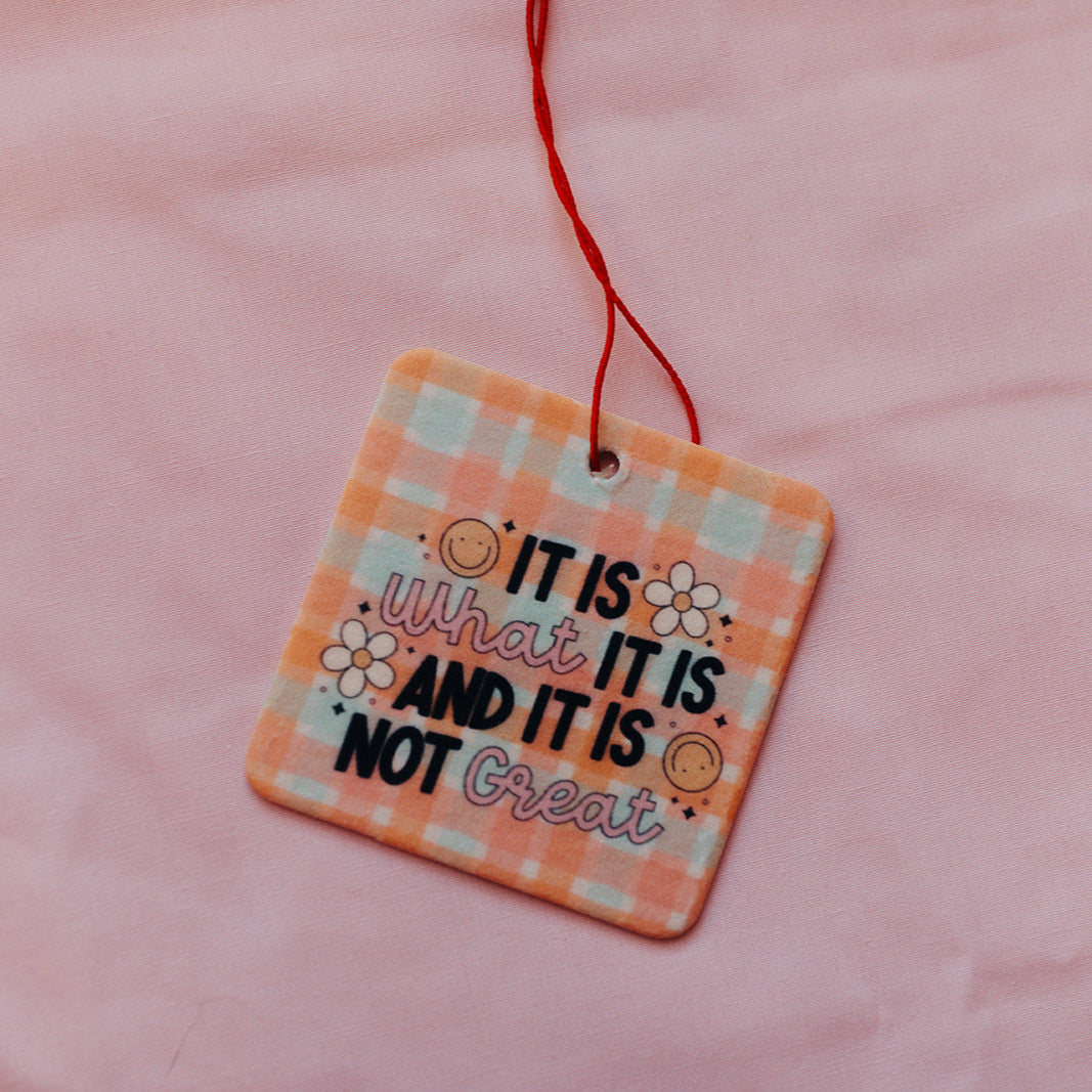 Car Air Freshener, It Is What It Is And It Is Not Great