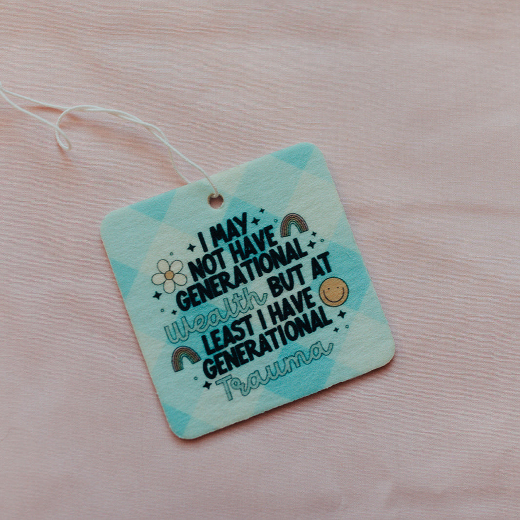 Car Air Freshener, Generational Trauma