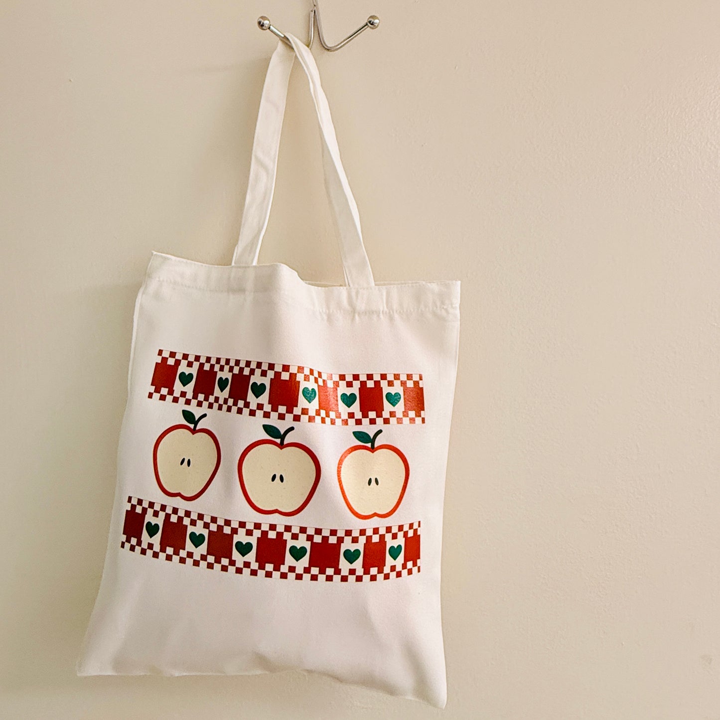 Canvas Tote Bag, 90's Country Apples