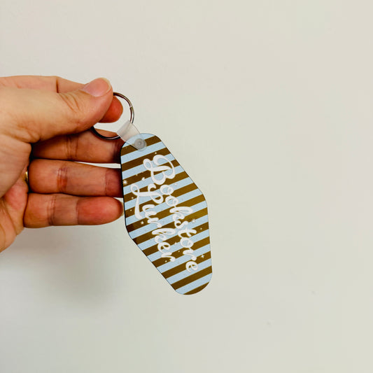 Motel Style Keychain, Bookstore Lurker