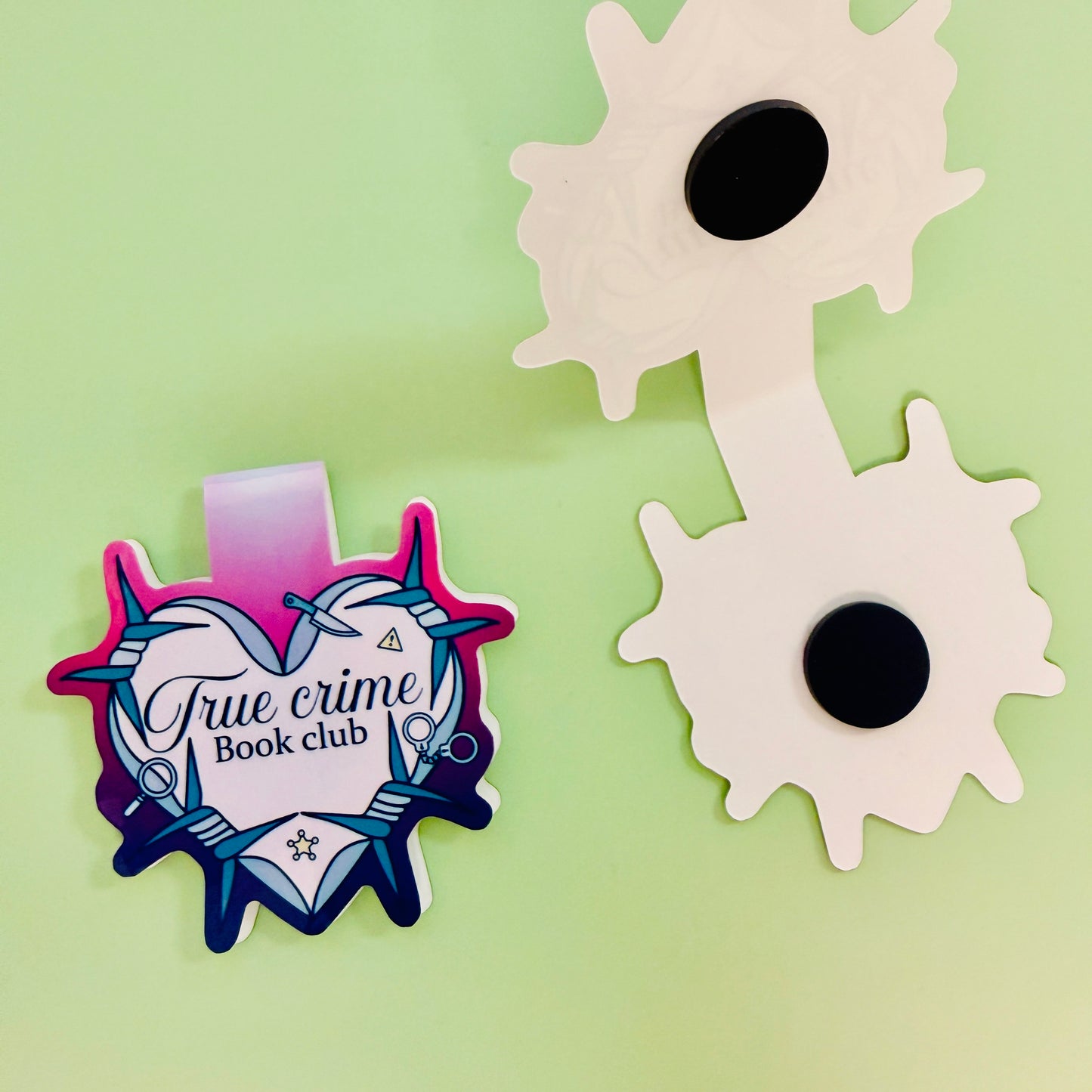 Magnetic Bookmark, True Crime Book Club
