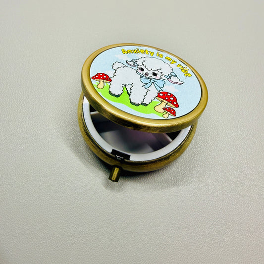 Purse Pill Box, Anxiety Is My Vibe