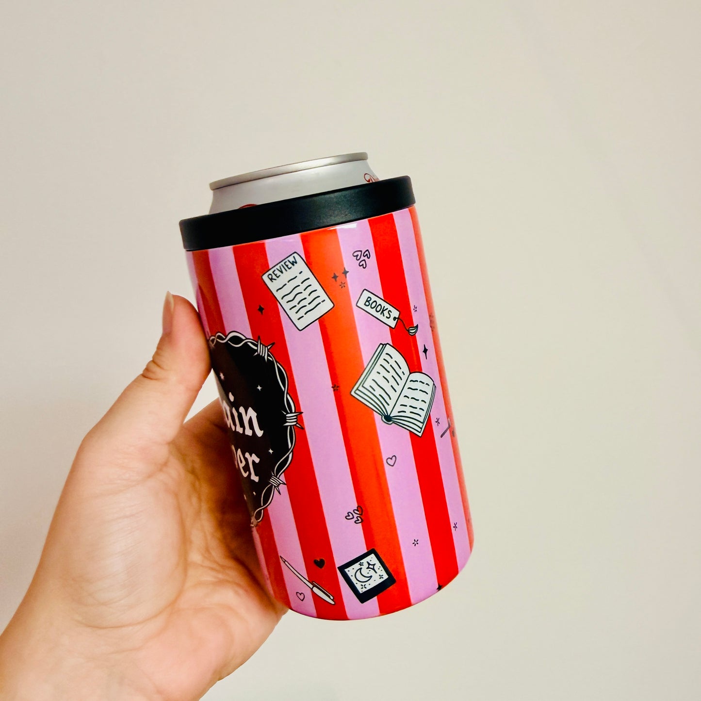 12 oz Can Cooler, Villain Lover