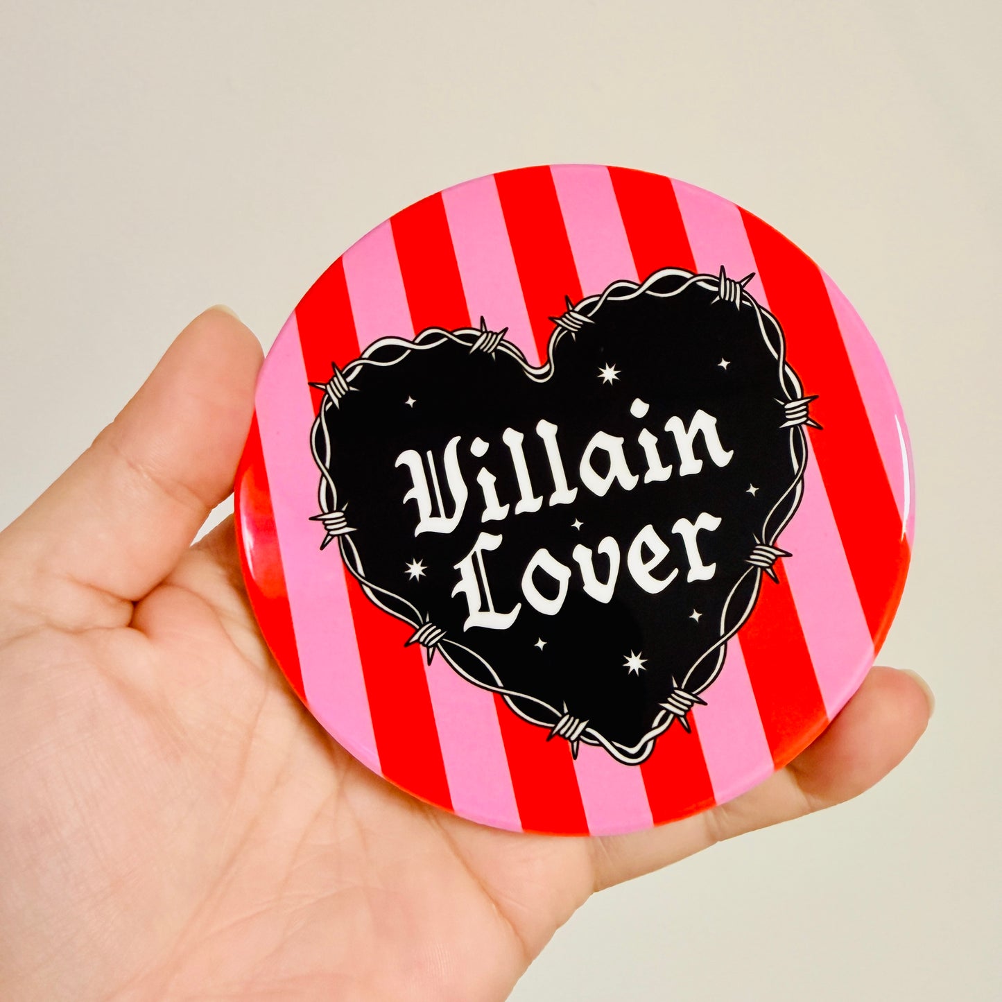 Ceramic Drink Coaster, Villain Lover