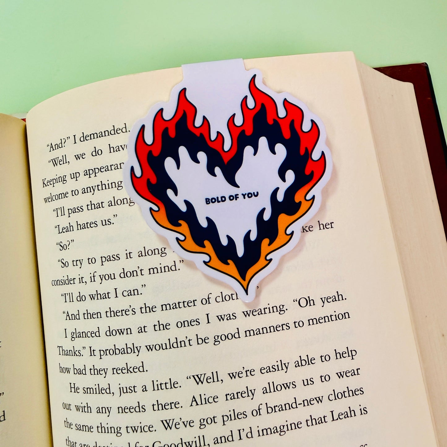 Magnetic Bookmark, Bold Of You