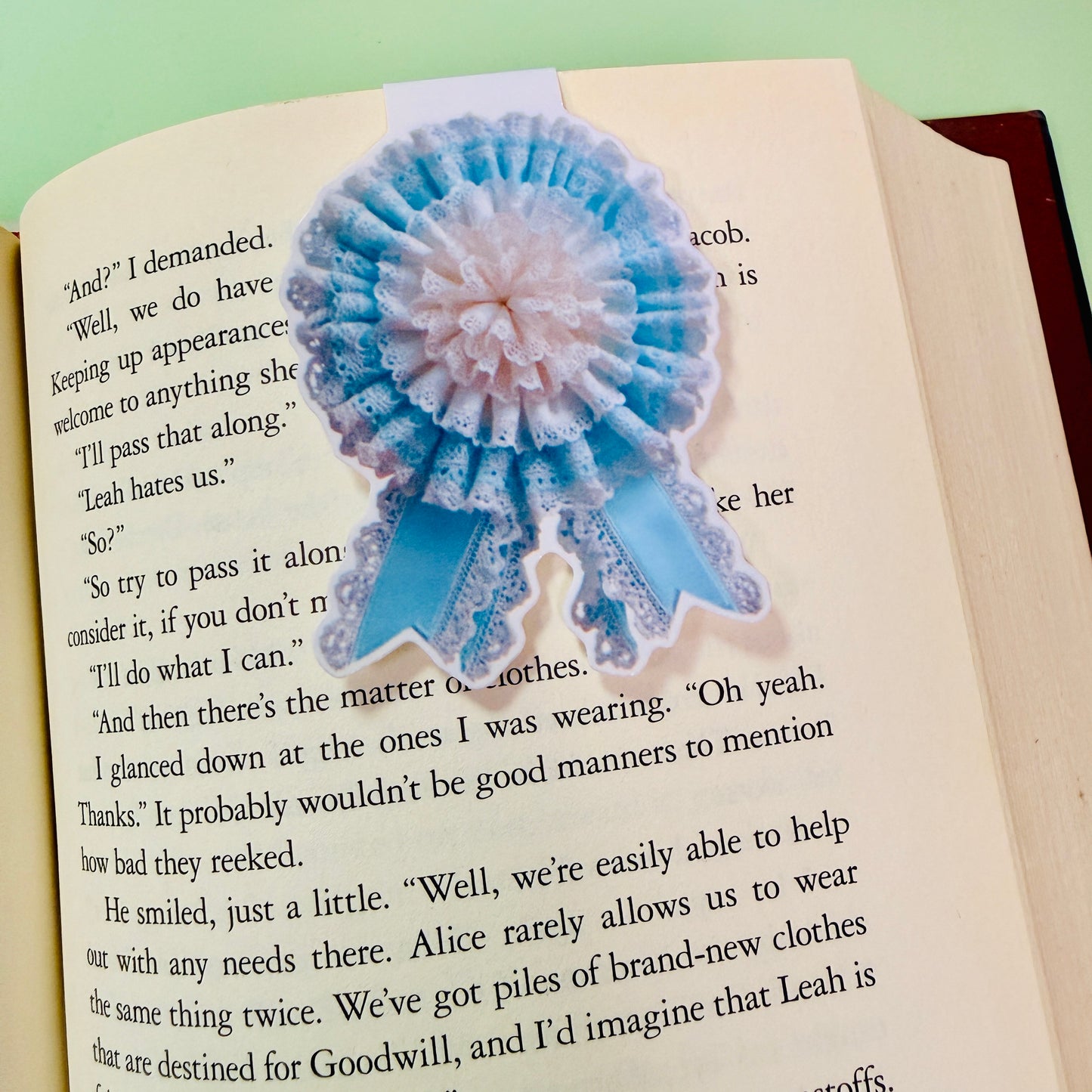 Magnetic Bookmark, Blue Prize Ribbon