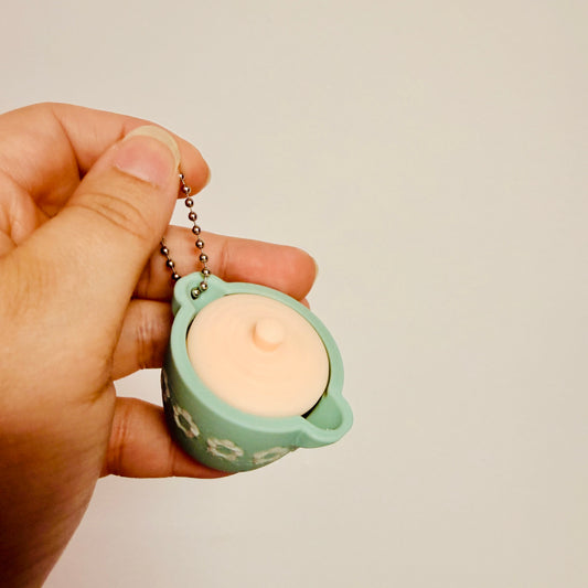Bag Charm, Retro Food Container