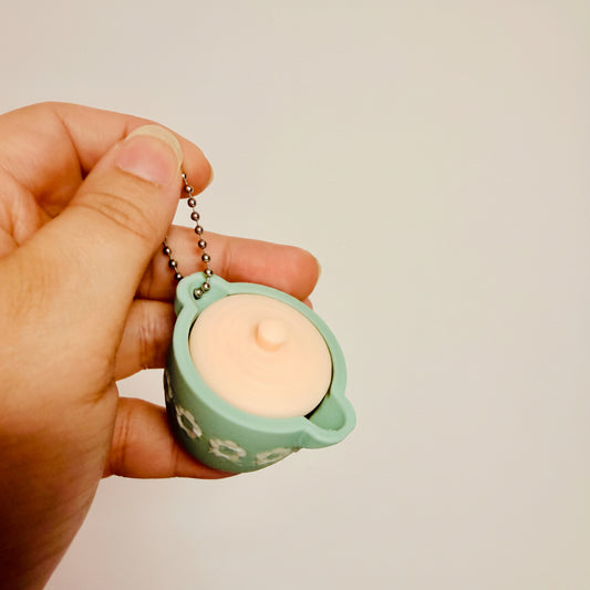 Bag Charm, Retro Food Container