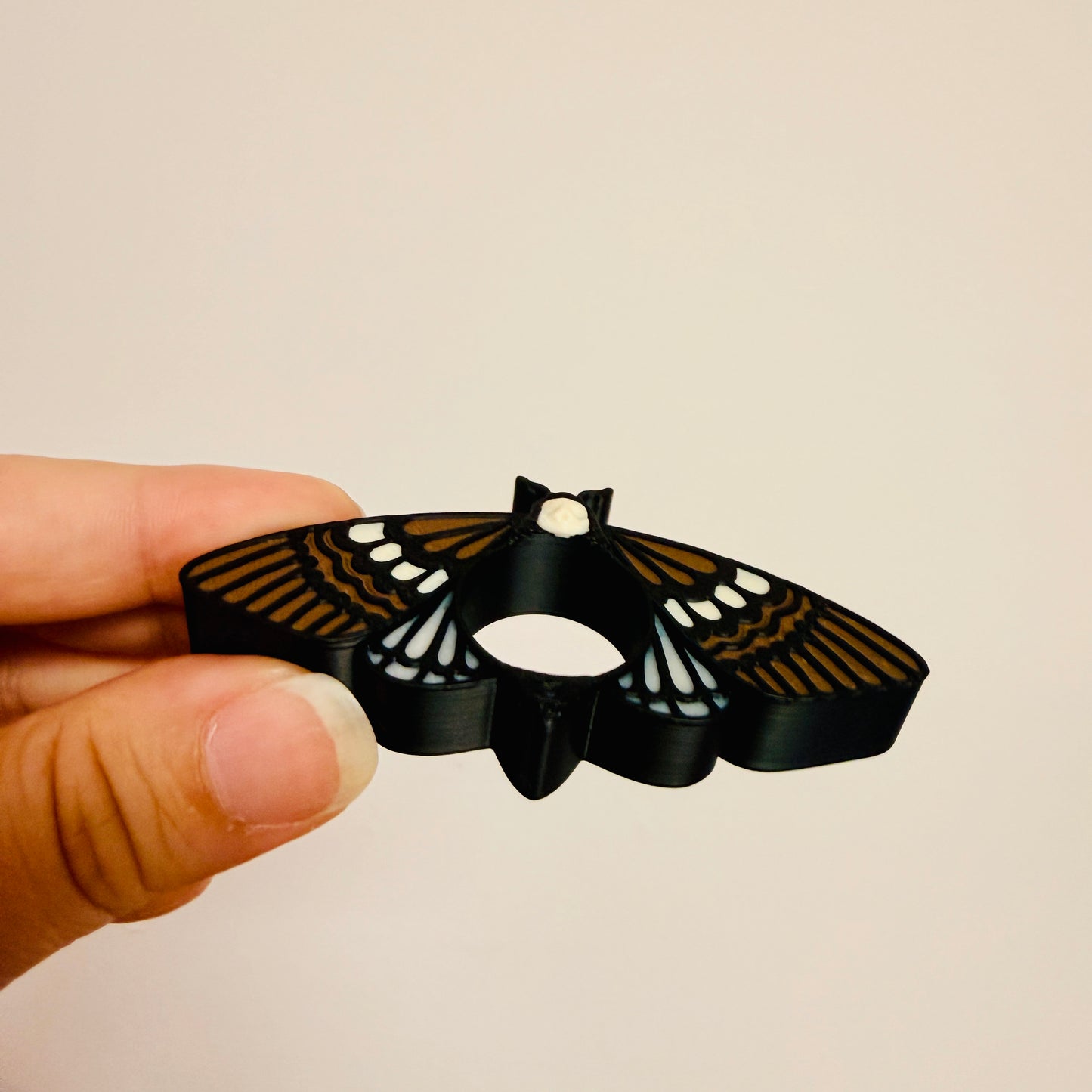 Book Page Holder, Death's Head Moth