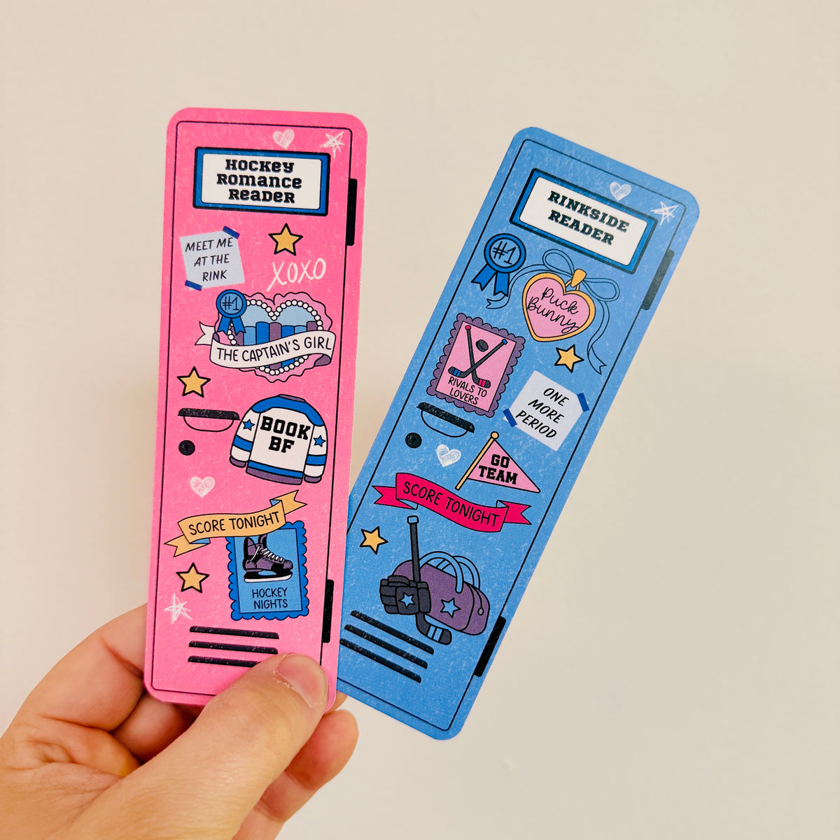 Bookmark Hockey Romance Reader Locker