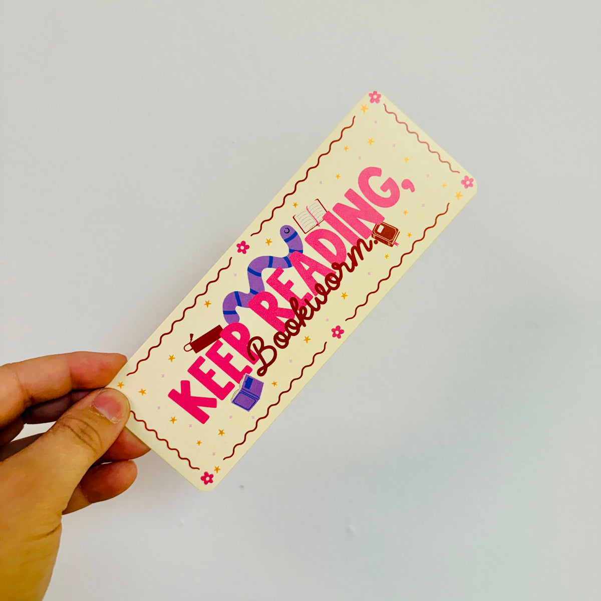 Bookmark Keep Reading, Bookworm