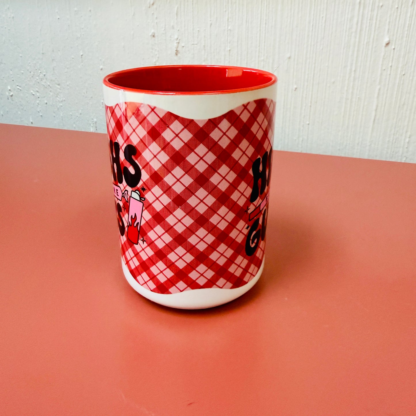 15 oz Mug, Highs Before Guys With Red Handle