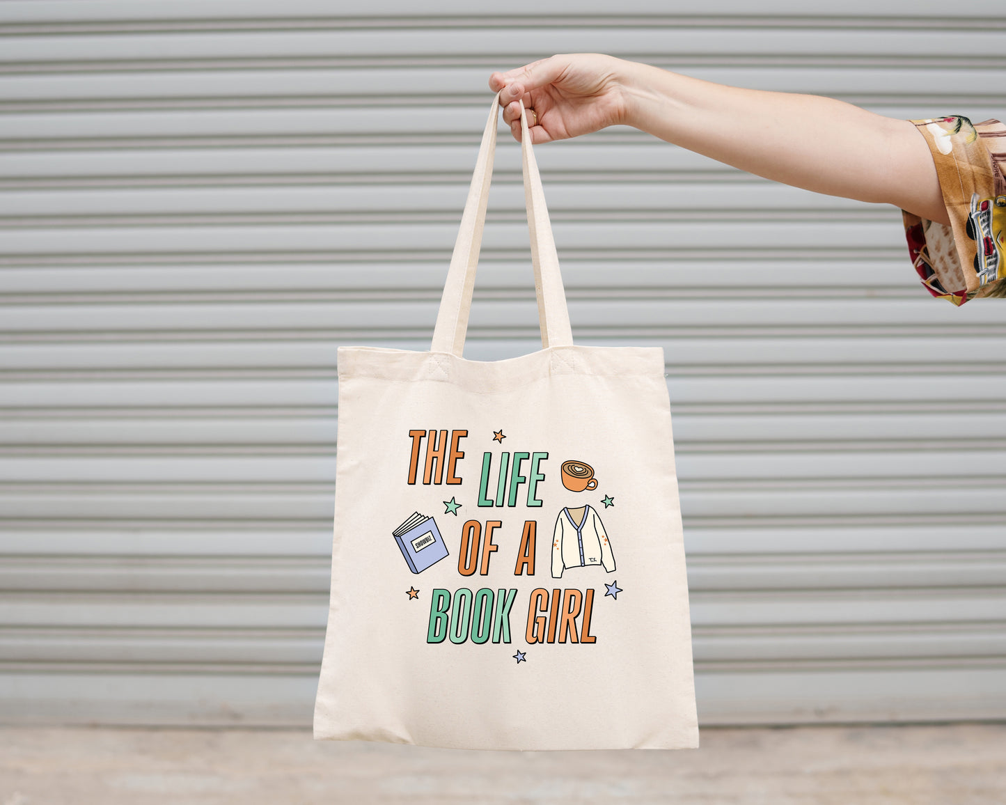 Canvas Tote Bag, The Life Of A Book Girl