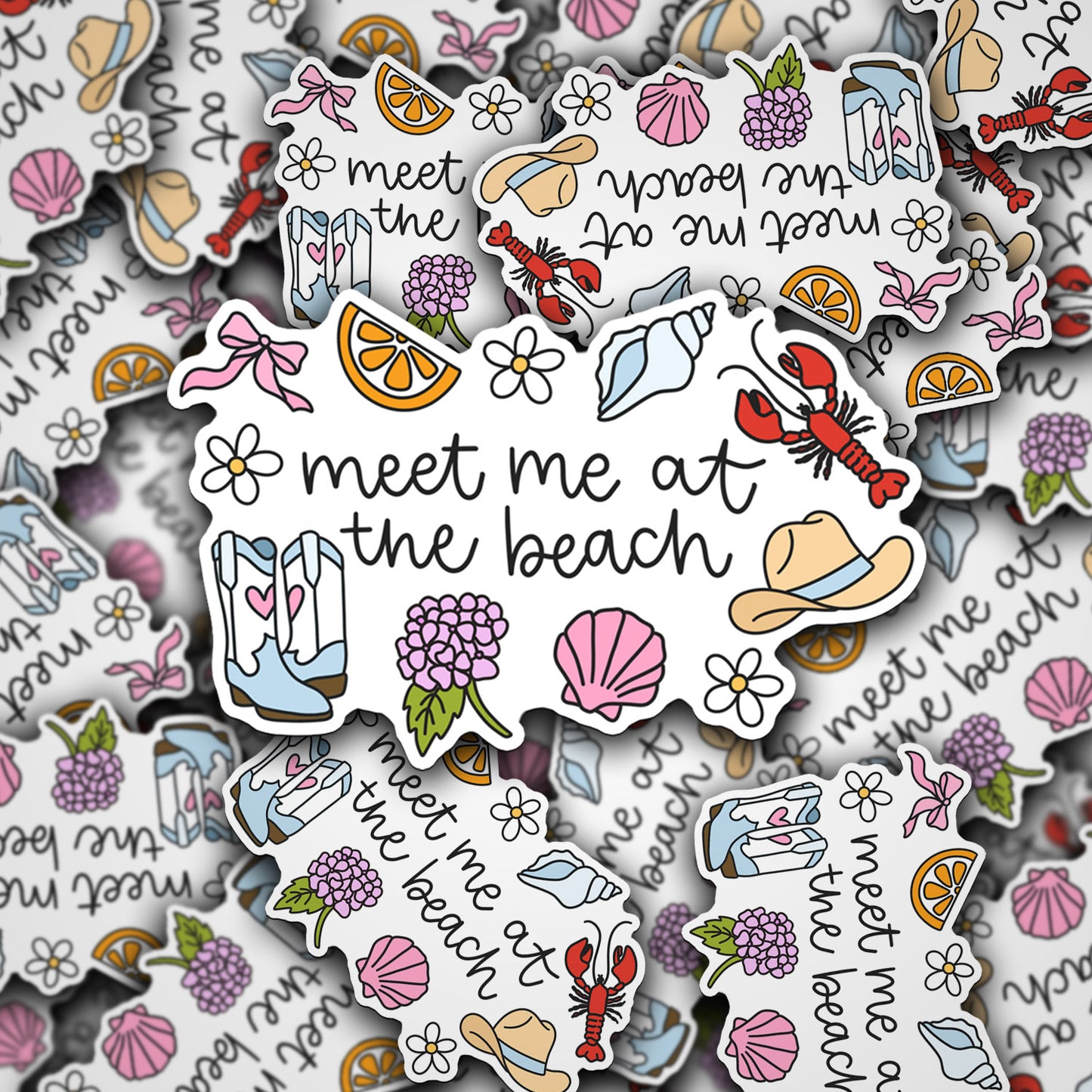 Vinyl Decal Meet Me At The Beach