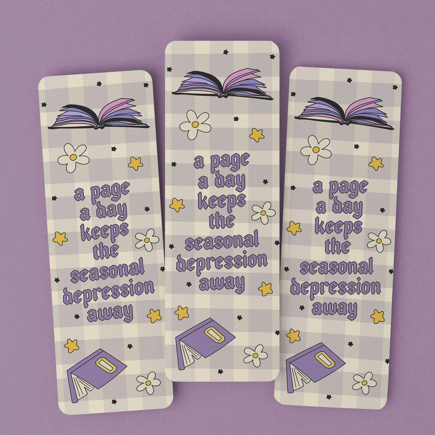 Bookmark A Page A Day Keeps The Seasonal Depression Away