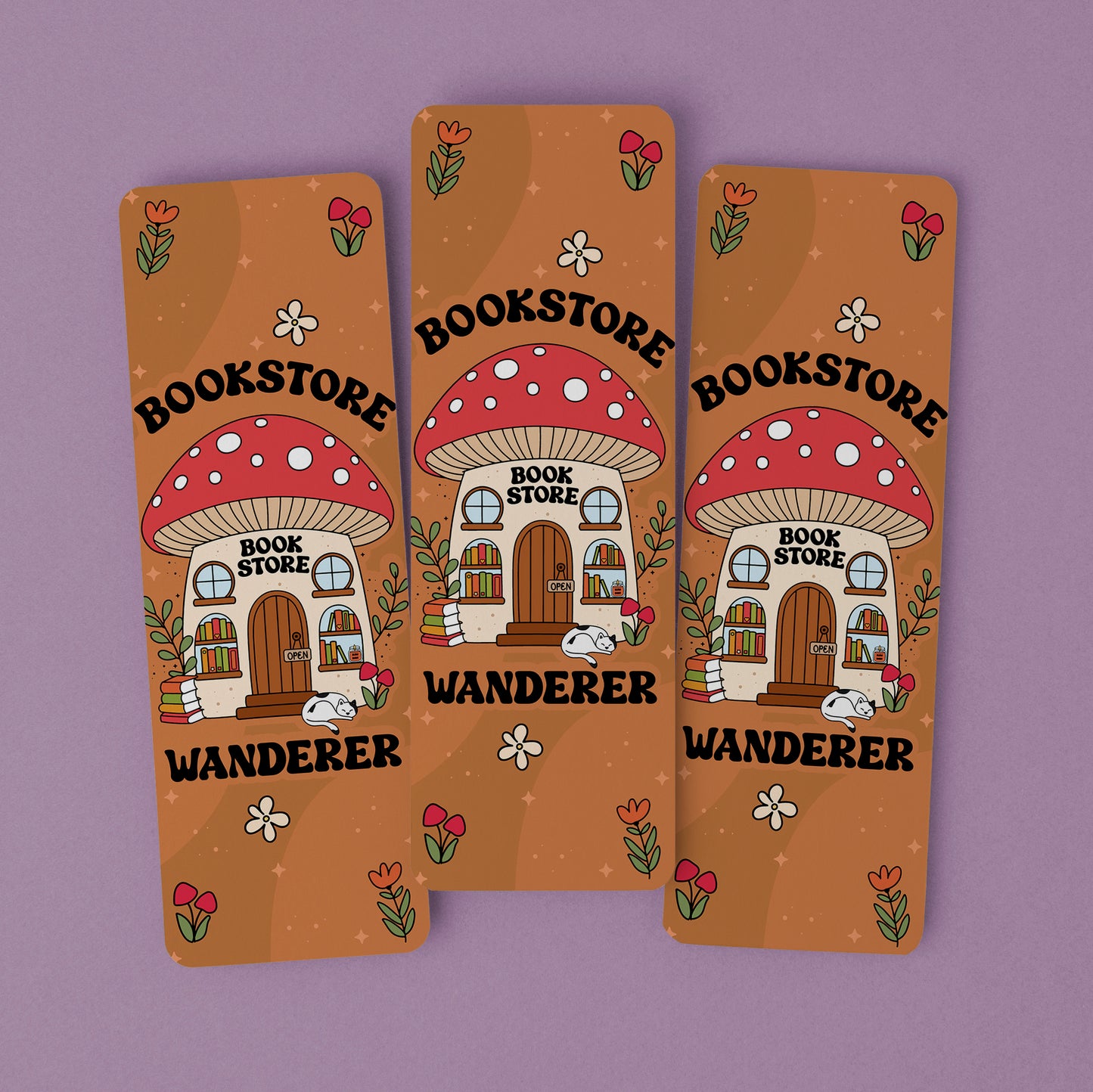 Bookmark Shroom Bookstore Wanderer