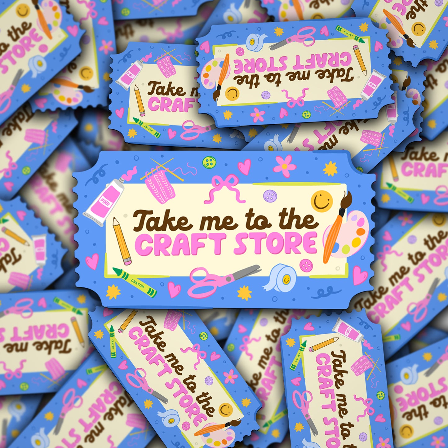 Vinyl Decal Take Me To The Craft Store