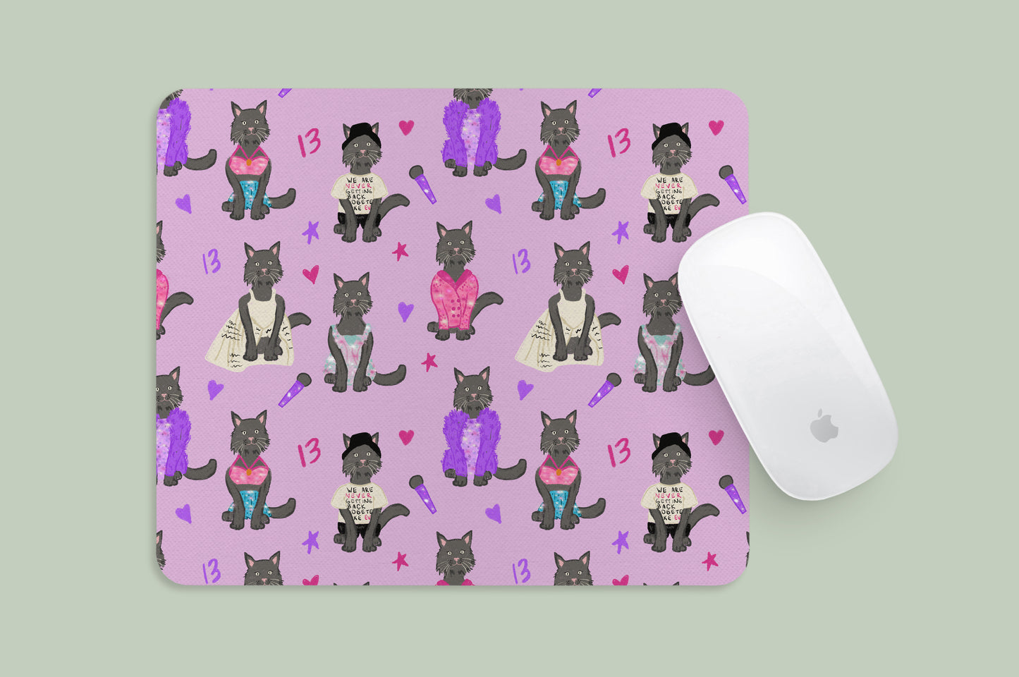 Mousepad Taylor Cats Pattern