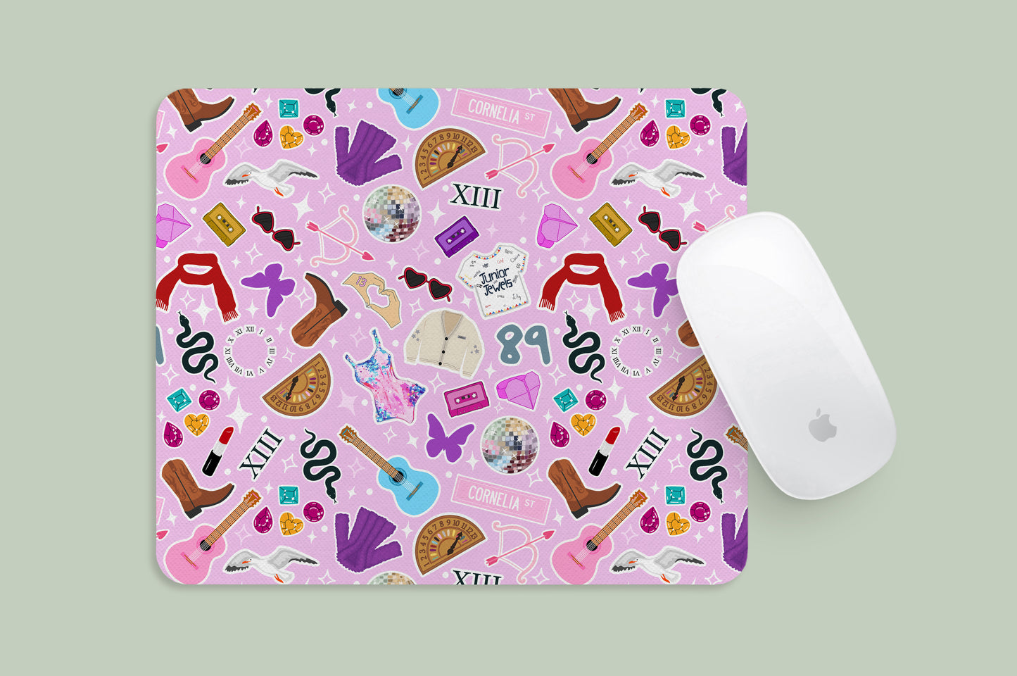 Mousepad 11 Albums Icons Pattern