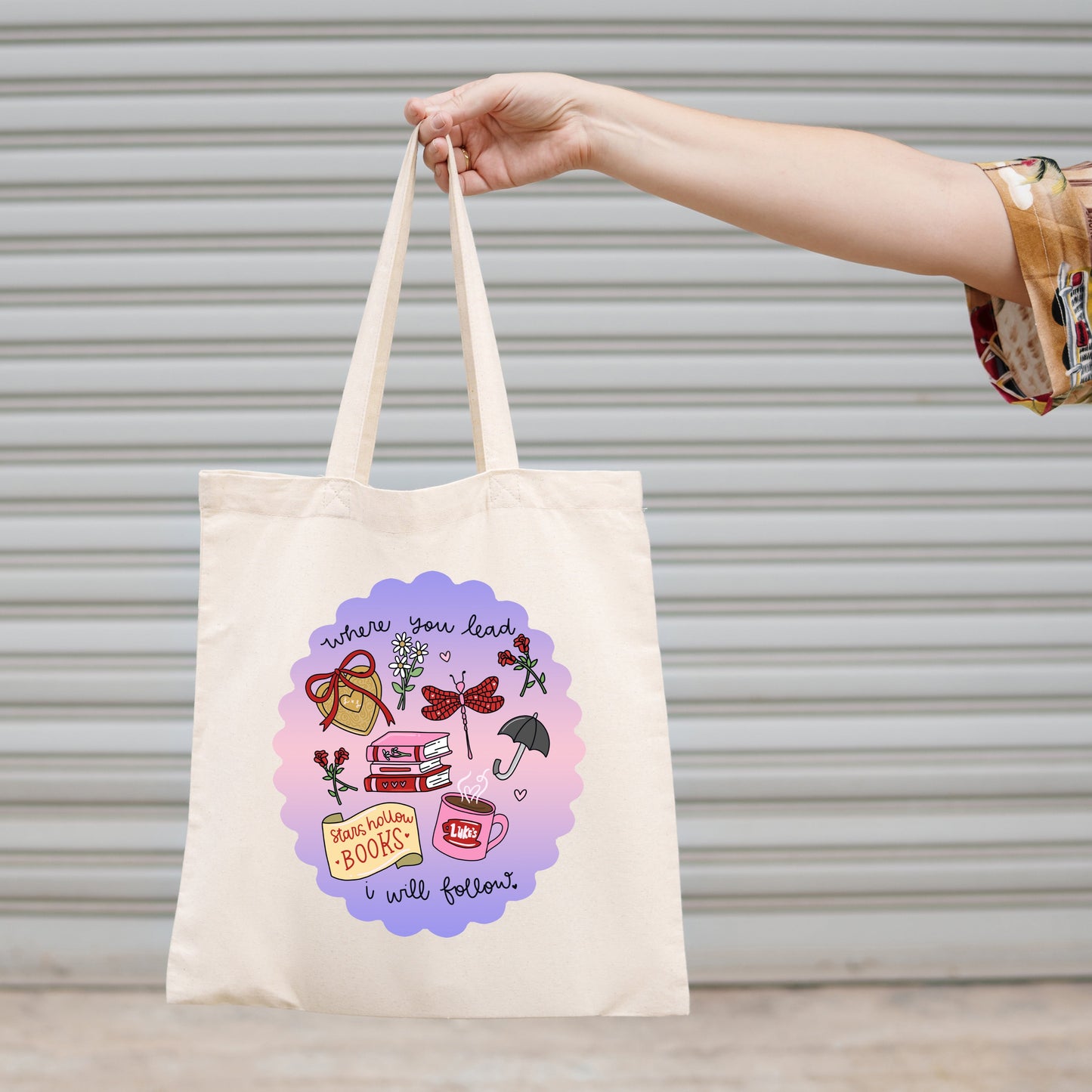 Canvas Tote Bag, Gilmore Girls Books