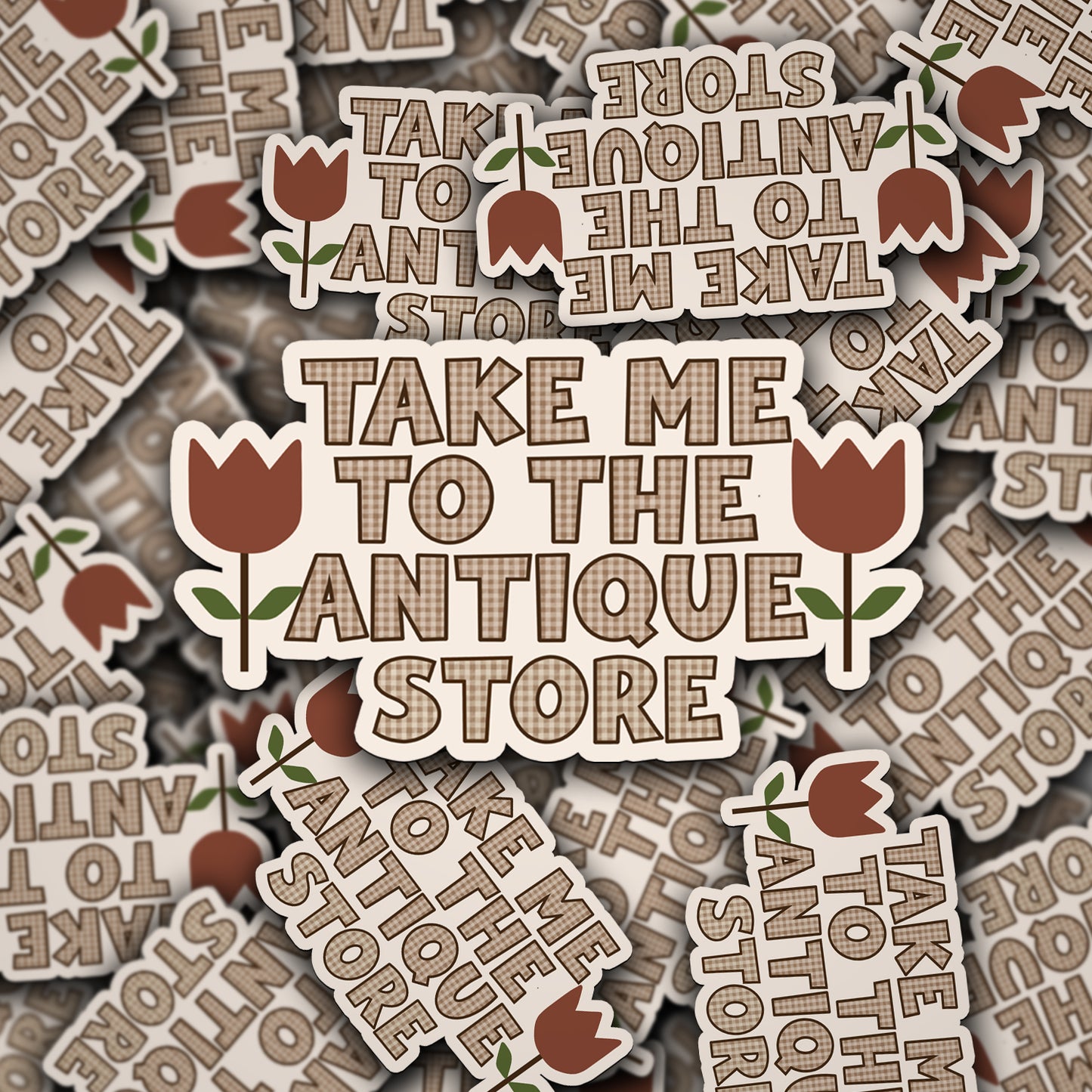 Vinyl Decal Take Me To The Antique Store
