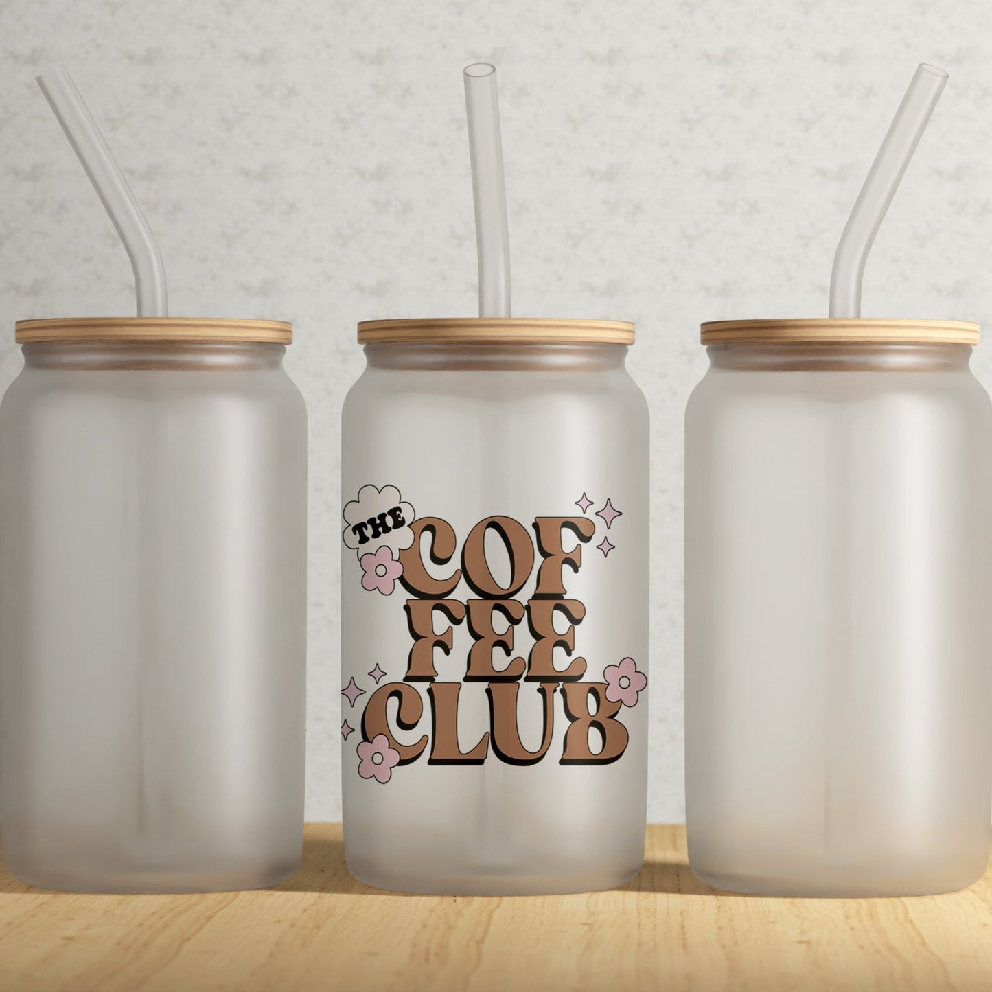 Frosted Can Glass, The Coffee Club