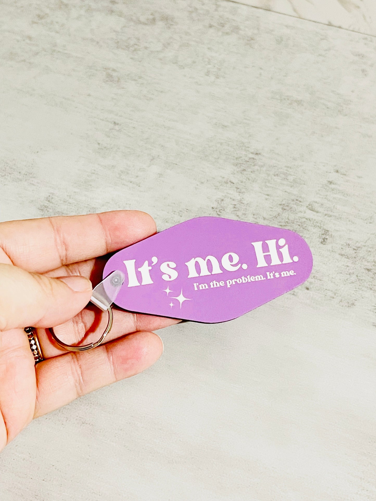 Motel Style Keychain, It's Me Design