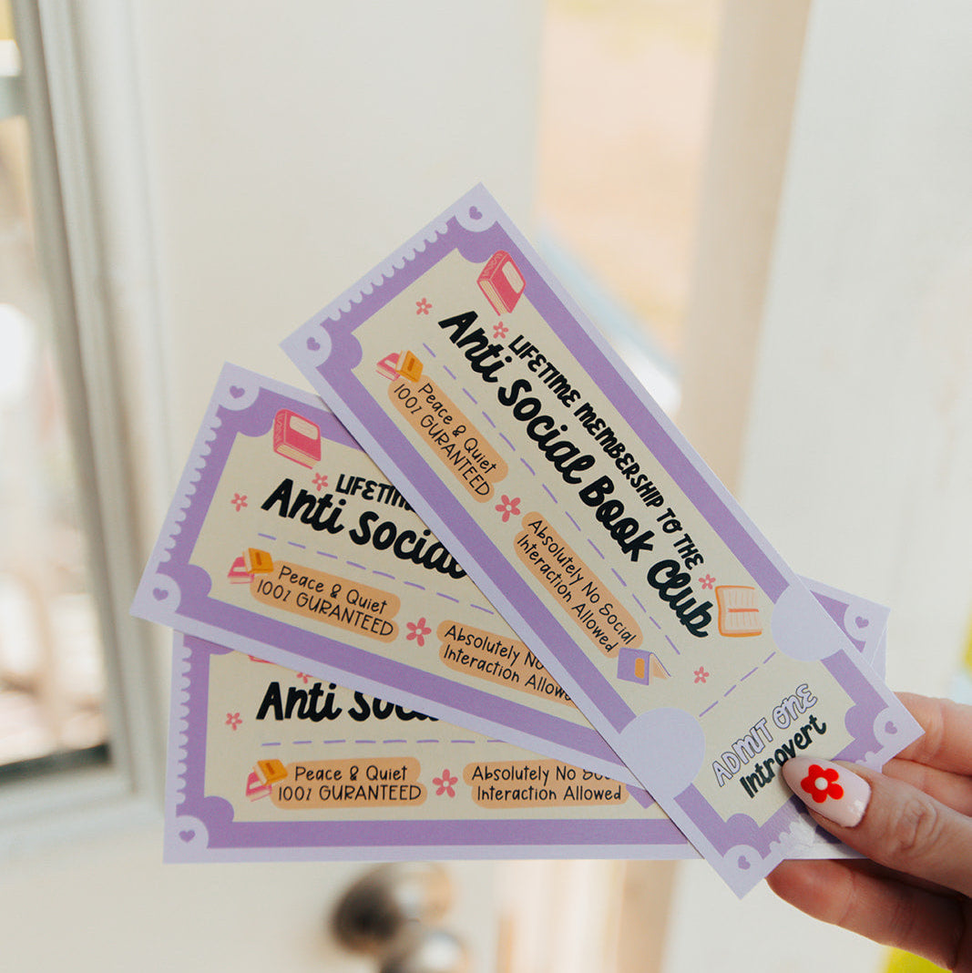 Bookmark Anti Social Book Club