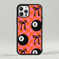 8 Balls and Bows iPhone Case