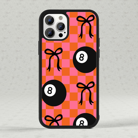 8 Balls and Bows iPhone Case