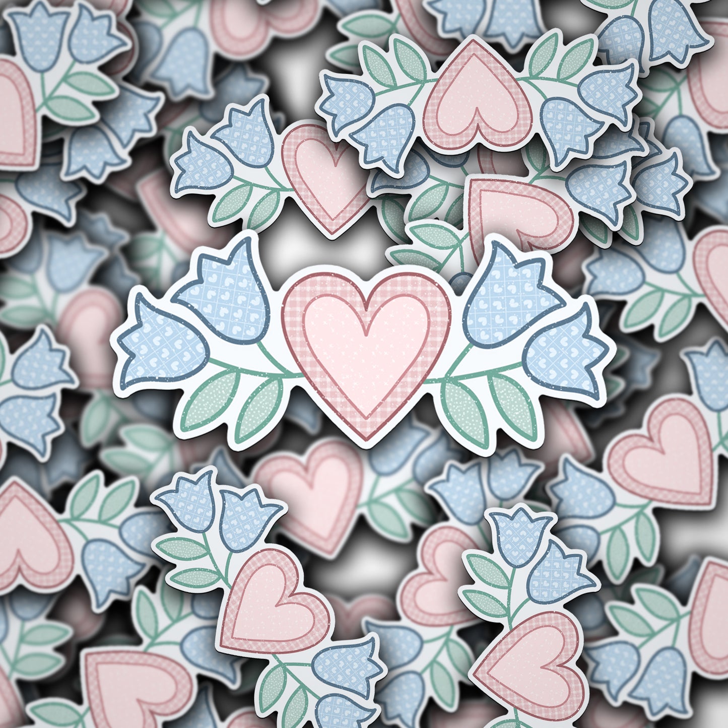 Vinyl Decal 90's Cottagecore Heart