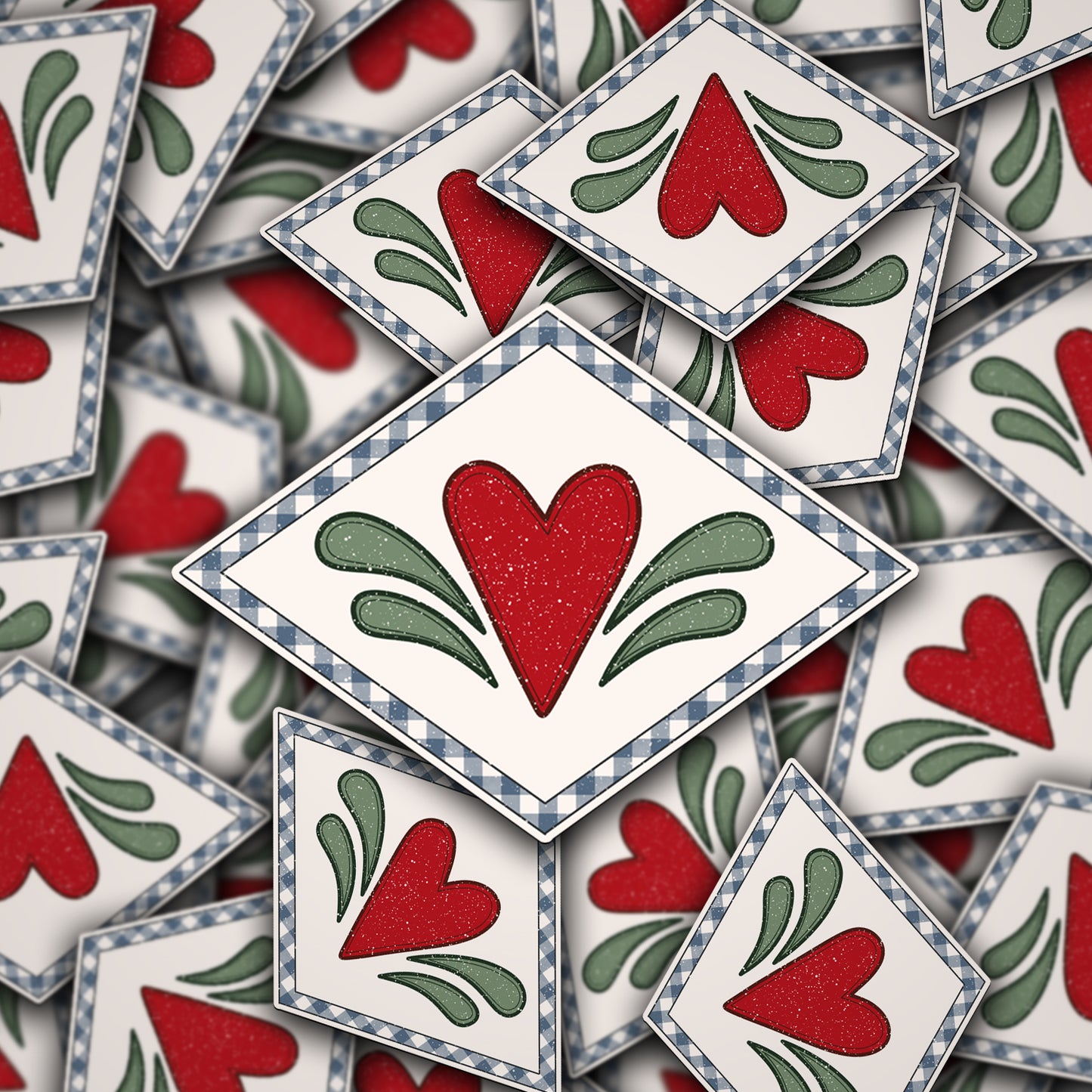 Vinyl Decal 90's Heart