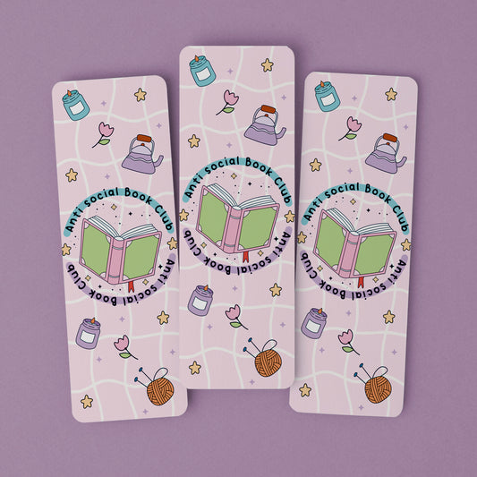 Bookmark Anti Social Book Club