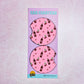 2 Car Coasters, Cherry Bottled Soda Pattern